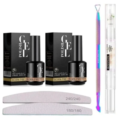 Afbeelding van Born Pretty Gellakremover set gellak remover verwijderen cleaner Nagellak Nagellakremover Nail Polish Nailpolish verwijderaar Magic
