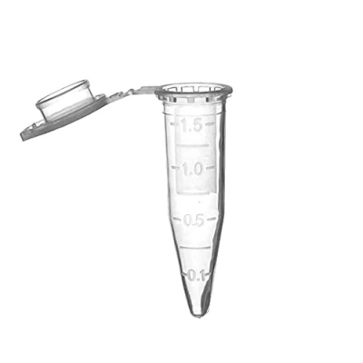 Afbeelding van MUHWA 500 stuks microcentrifugebuizen van polypropyleen met kliksluiting, 1,5 ml, conische laboratoriumflessen (transparant)