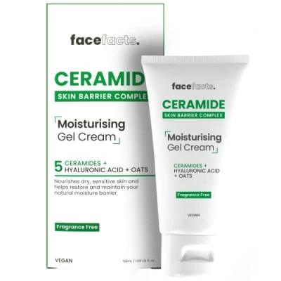 Afbeelding van Face Facts Ceramide Gel Cream Hydraterend Kalmeert en versterkt de huid 50 ml