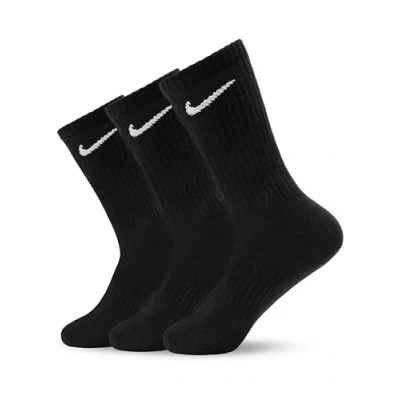 Image de Nike Everyday Lightweight Crew SX7676 Lot de 6 paires chaussettes tennis blanc / gris Couleur : noir, Noir , 38 42 EU