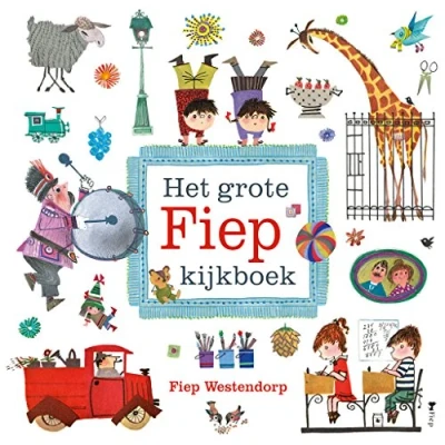 Afbeelding van Uitgeverij querido kartonboek het grote fiep kijkboek