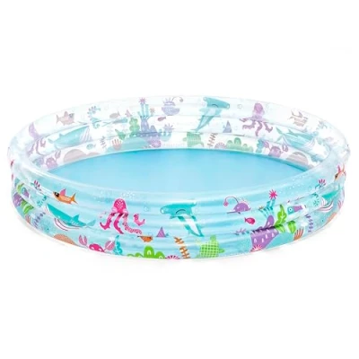 Afbeelding van Bestway® Deep Dive Opblaasbaar Kinderzwembad met 3 Ringen 1,83 m x 33 cm