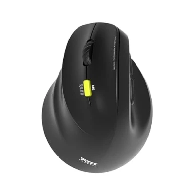 Afbeelding van Port Designs Souris Bluetooth &amp; 2,4Gh rechargeable ergo gaucher (Draadloze), Muis