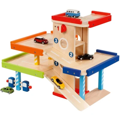 Afbeelding van Goki Houten Parkeergarage, 6dlg.