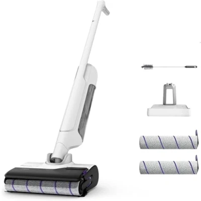 Afbeelding van Rowenta X Clean 10 Elektrische dweil, draadloos, met Wet &amp; Dry technologie, zelfreinigend en automatisch drogen, Dual Edge hoge batterijduur, GZ7540WO