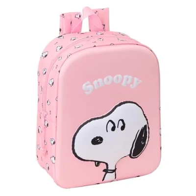 Afbeelding van Kinderrugzak Snoopy Roze 22 x 27 10 cm 3D
