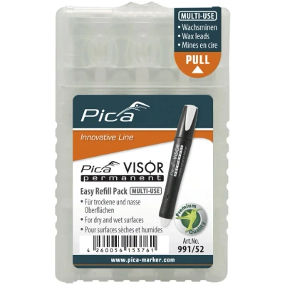 Afbeelding van Pica 991/52 VISOR Navulling Permanent Wit (4st)