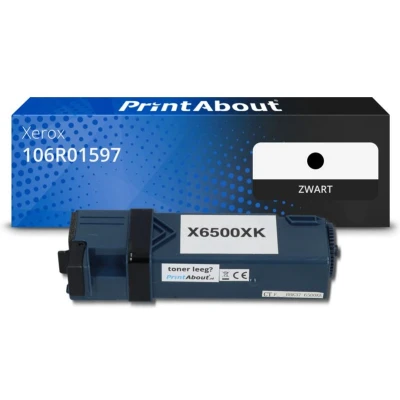 Afbeelding van Huismerk Xerox 106R01597 Toner Zwart