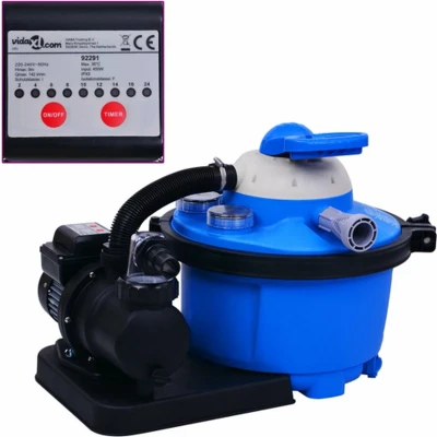 Afbeelding van Zandfilterpomp met timer 450 W 25 L