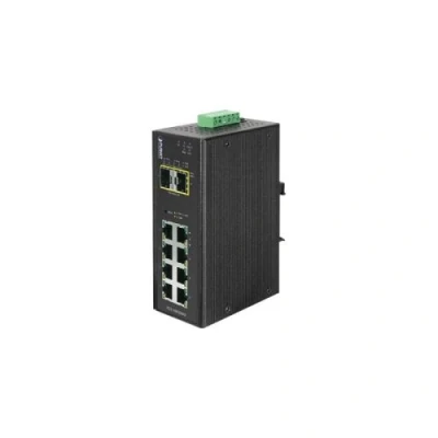 Image de PLANET IGS 10020MT commutateur 10 ports Géré Montage sur rail DIN, fixation murale