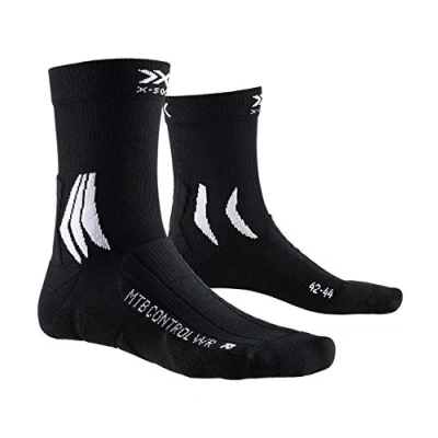Afbeelding van X Socks MTB Control WR Sokken Fietssokken Maat 39 41 Unisex zwart wit