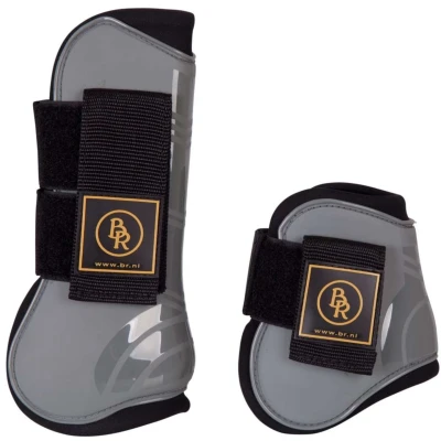 Afbeelding van BR Pees &amp; Kogelbeschermers Set Pro Tech Neopreen Grijs Full