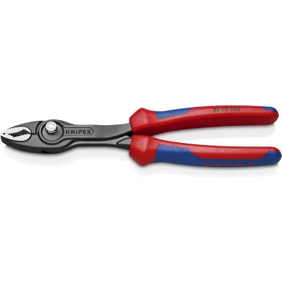 Image de KNIPEX 82 02 200 TwinGrip pince de préhension réglable avec poignées multi composants noir atramentisé mm