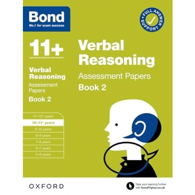 Afbeelding van Bond 11+ Verbal Reasoning Assessment Papers 10 11 Years Book 2