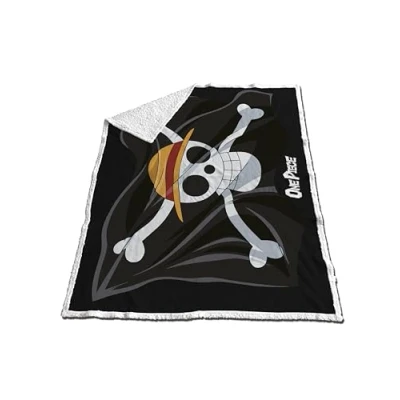 Afbeelding van One Piece Mugiwara Sherpa Deken 130x170cm