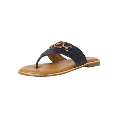 Afbeelding van Tamaris Teensandalen, Dames, Maat: 37, Navy Leer