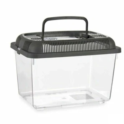 Afbeelding van Vissenkom Met handvat Groot Grijs Plastic 7 L 20 x 30 cm (8 Stuks)