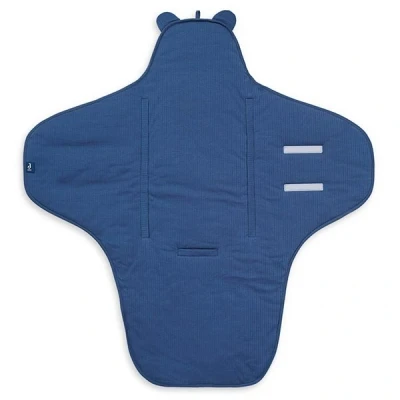 Afbeelding van Jollein wikkeldeken basic jeans 100 cm x 105 Slaapzakken &amp; Wikkeldekens