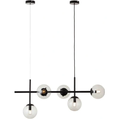 Afbeelding van Brilliant Ariol Hanglamp Glas 1xE14 Max. 40W Zwart