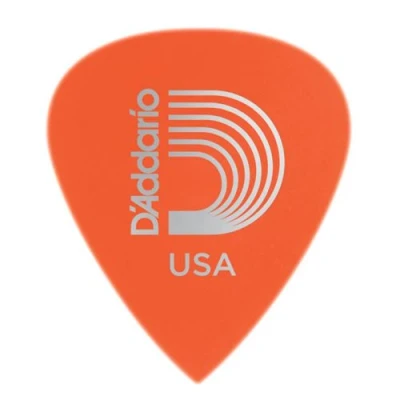 Image de D&#039;Addario 6DOR2 10 Pack de médiators .60mm Duralin Precision Medium Orange