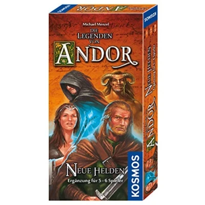 Afbeelding van De legende van Andor Uitbreiding nieuwe helden: voor het basisspel 2 6 spelers