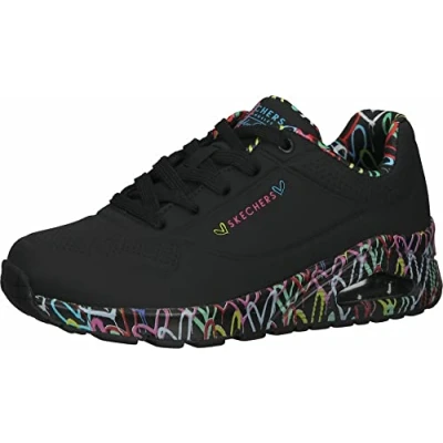 Image de Skechers Uno Loving Love Femme Basket, Noir, 37.5 EU