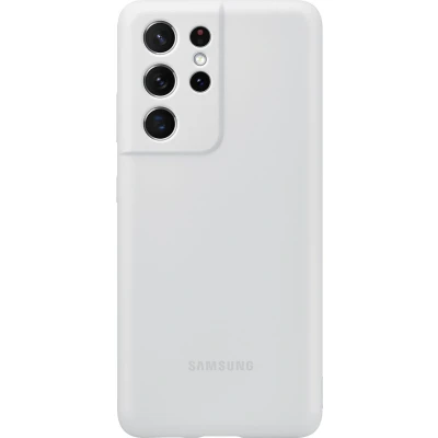 Afbeelding van Samsung Silicone Hoesje Galaxy S21 Ultra Light Gray