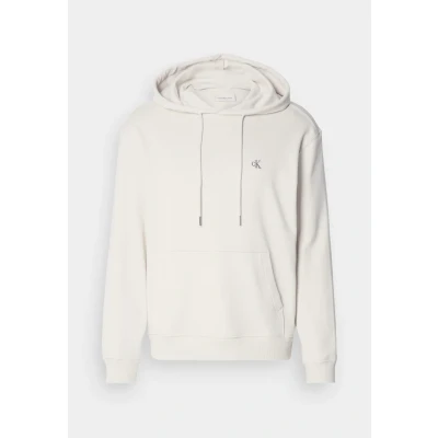 Afbeelding van Calvin Klein Jeans Monogram Hoodie Sweater, Heren, Maat: Small, Chalk