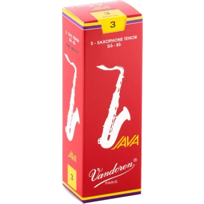 Image de vandoren Anches de saxophone tenor java rouge filed red cut 3 sr273r