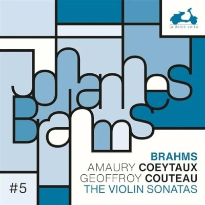 Afbeelding van Amaury Coeytaux Geoffroy Couteau Brahms The 3 Violin Sonatas (CD)