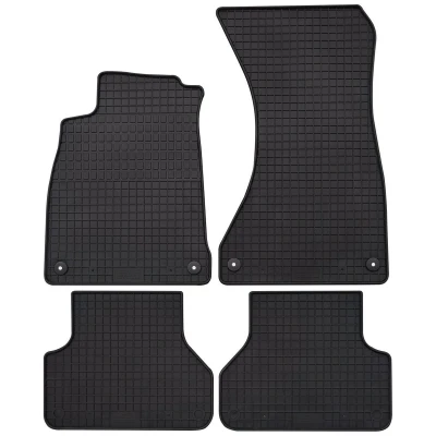 Afbeelding van Petex 13410 Vloermatset Rubber voor en achter 4 zwart AUDI: A4 B9 Saloon