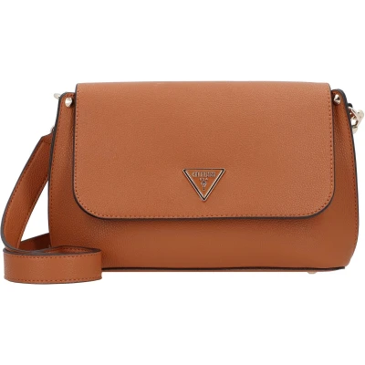 Afbeelding van Guess Emiliya Friend S HWBG87 Schoudertas, Dames, Maat: One Size, Cuoio