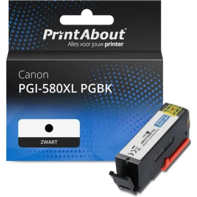 Afbeelding van Huismerk Canon PGI 580XL PGBK Inktcartridge Zwart Hoge capaciteit