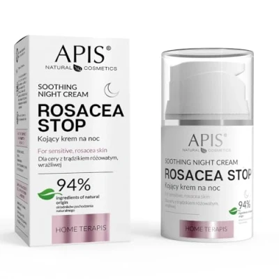 Afbeelding van rosacea Stop kalmerende nachtcrème voor en gevoelige huid 50ml