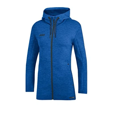 Afbeelding van Jas met kap Premium Basics Royal gemeleerd / 34