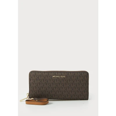 Afbeelding van Michael Kors Jet Set Travel Continental, Bruin, Stijlvol