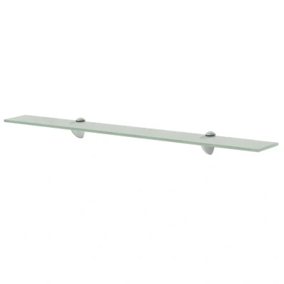 Afbeelding van Zwevend schap 80x20 cm 8 mm glas