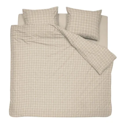 Afbeelding van Cinderella Carre Dekbedovertrek Extra breed 260x200/220 cm Naturel