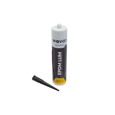 Afbeelding van Wovar EPDM Lijm kit Zwart Professioneel Koker 290 ml