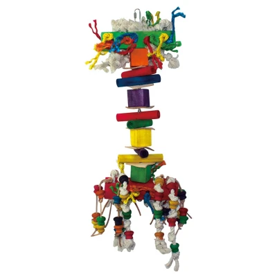 Afbeelding van Keddoc Vogelspeelgoed Spaceship 70x25x25 cm Multi Color