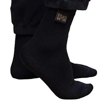 Afbeelding van ESVED Mest Waterdichte en ademende sokken Wudu Socks Abdest Verlichting, zwart.