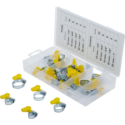 Afbeelding van BGS Assortiment vleugelslangklemmen 26 delig