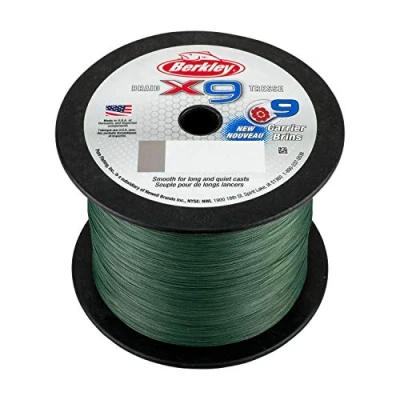 Afbeelding van Berkley x9 Gevlochten lijn Low Vis Green 2000m 0.35mm (36.3kg)