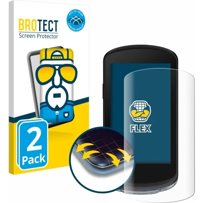 Afbeelding van BROTECT Screenprotector voor Garmin Edge 1040 Folie Beschermfolie transparant volledig dekking (2 Stuks)