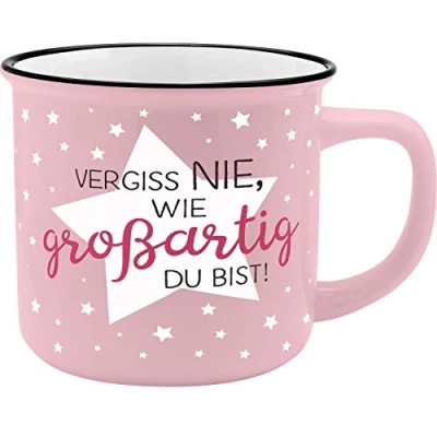 Afbeelding van Gruss und Co 45774 Kaffee Becher Großartig, New Bone China Porzellan, 35 cl