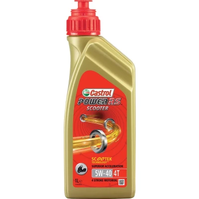 Afbeelding van Castrol Motorolie Power RS Scooter olie 4T 5W40 1 liter 1848007
