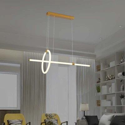 Afbeelding van V TAC VT 7818 PG Design hanglampen Paint Gold IP20 16W 1820 Lumen 3000K