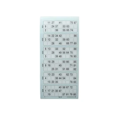 Afbeelding van Ameisenkeks® Blok van 600 bingotickets Systeem 15 90 Nr. 7 Lichtblauw