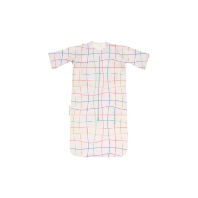 Afbeelding van Puckababy Newborn Slaapzak Baby (0 6m) Funky Lines Katoen TOG 0.5 Zomerslaapzak