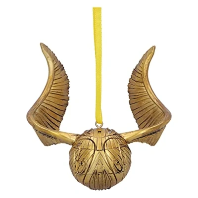 Afbeelding van Nemesis Now Harry Potter Golden Snitch Quidditch Hangende Kerstboomversiering 10.5cm